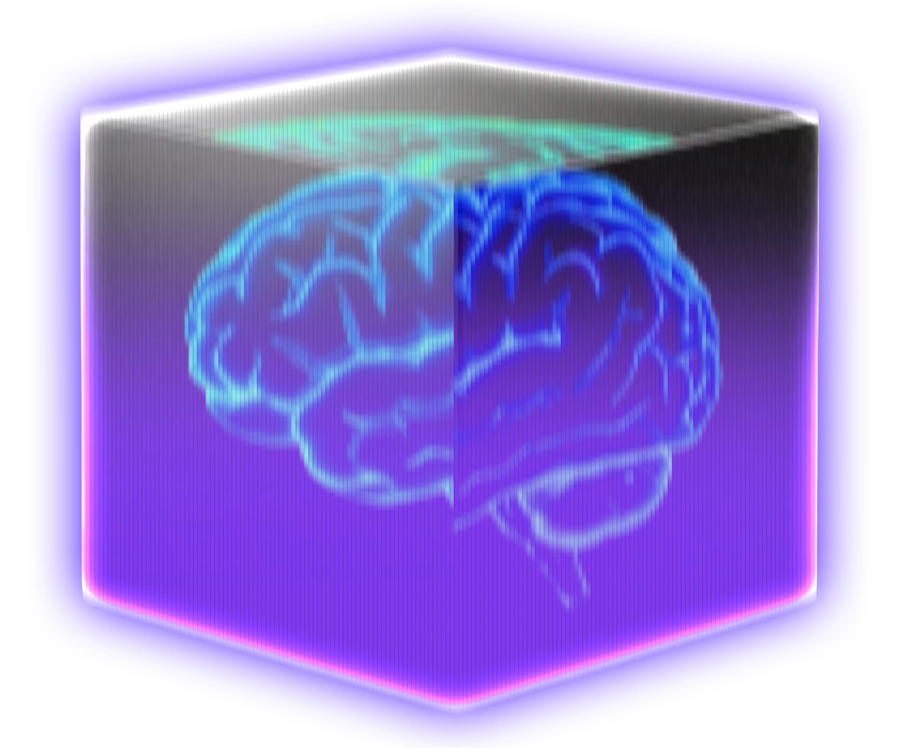 Black box brain illustration