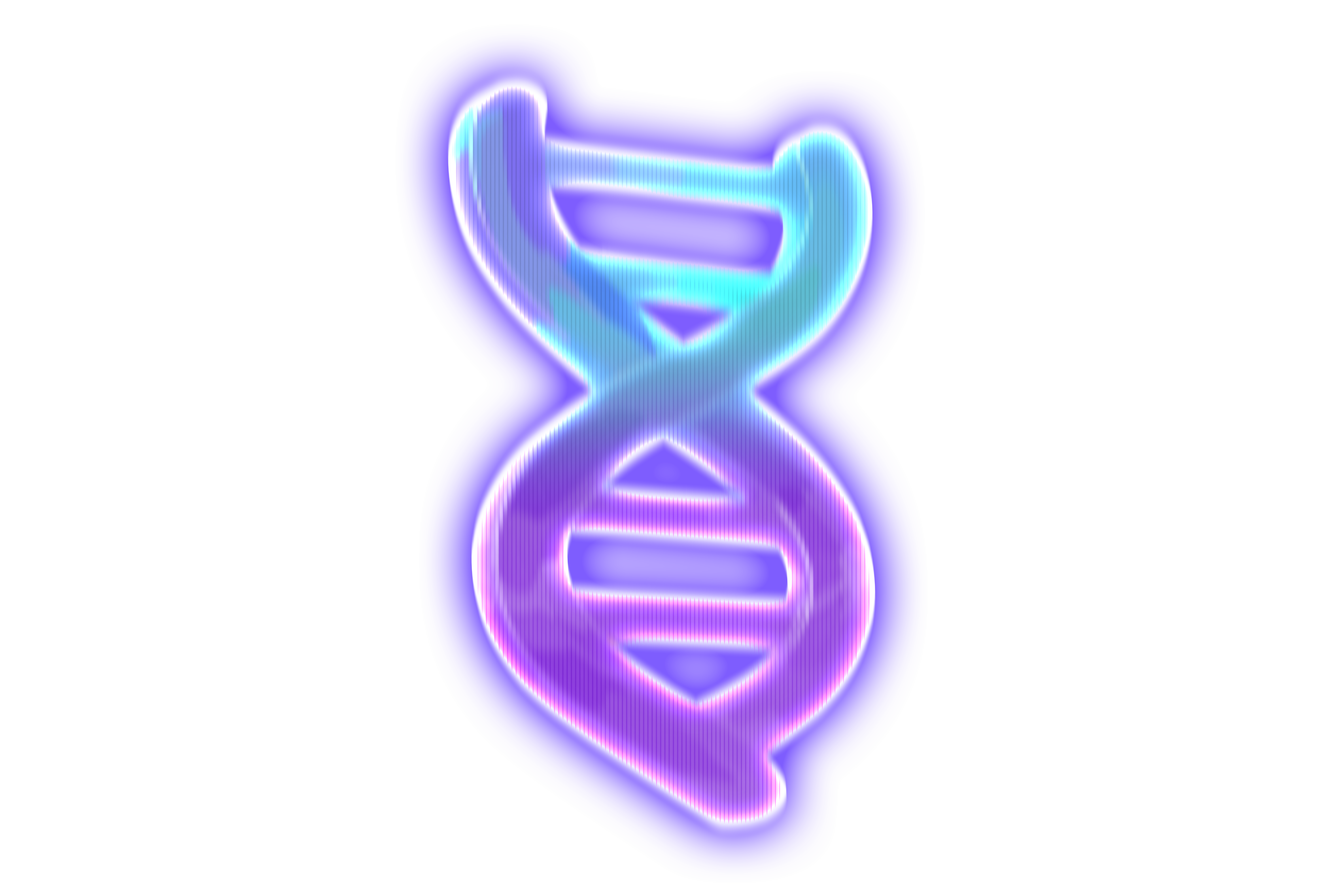 DNA helix lock illustration